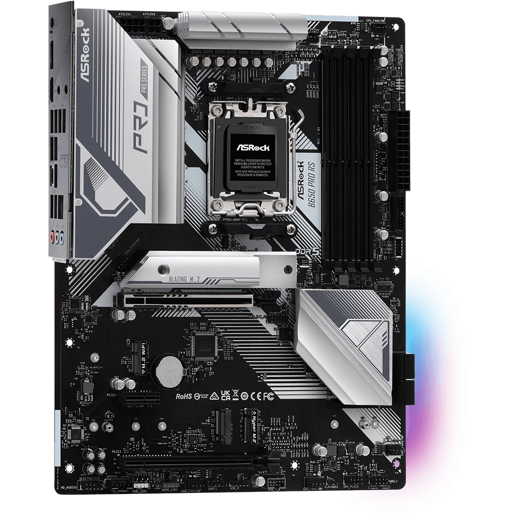 ASRock B650 Pro RS AMD 600 Series ATX Motherboard | 90 - MXBL10 - A0UAYZ | - Vektra Computers LLC ASRock B650 Pro RS AMD 600 Series ATX Motherboard | 90 - MXBL10 - A0UAYZ | - Vektra Computers LLC